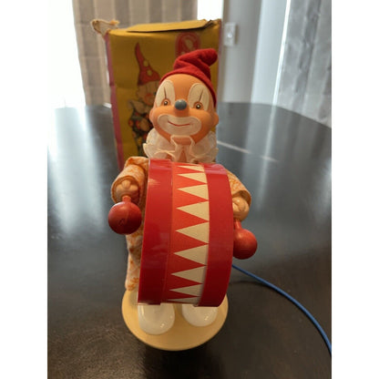 German DR Sonni Air Activated Mechanic Musical Clown Drummer w/ Box (B2) - Vintosh Vintage
