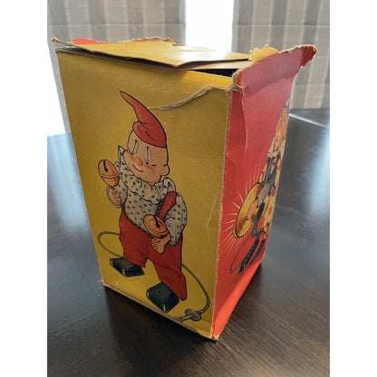 German DR Sonni Air Activated Mechanic Musical Clown Drummer w/ Box (B2) - Vintosh Vintage