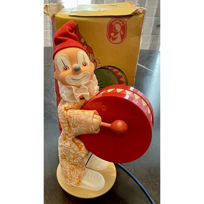 German DR Sonni Air Activated Mechanic Musical Clown Drummer w/ Box (B2) - Vintosh Vintage