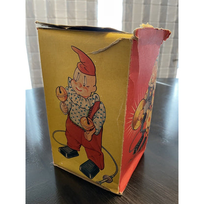German DR Sonni Air Activated Mechanic Musical Clown Drummer w/ Box (B2) - Vintosh Vintage