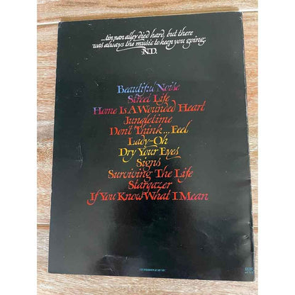 Neil Diamond “Beautiful Music” Sheet Music Book