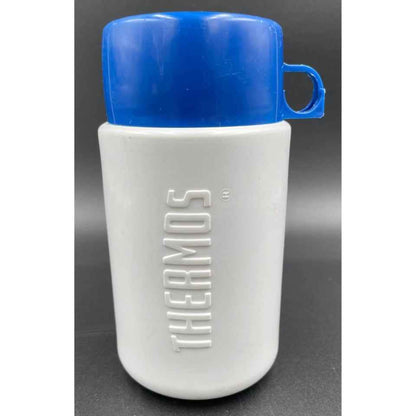 Teenage Mutant Ninja Turtles1989 Blue Cap 6.5" Thermos For Lunchbox (B4)