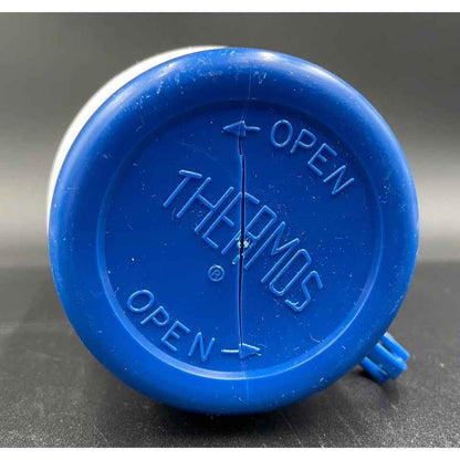 Teenage Mutant Ninja Turtles1989 Blue Cap 6.5" Thermos For Lunchbox (B4)