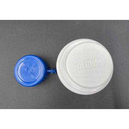 Teenage Mutant Ninja Turtles1989 Blue Cap 6.5" Thermos For Lunchbox (B4)