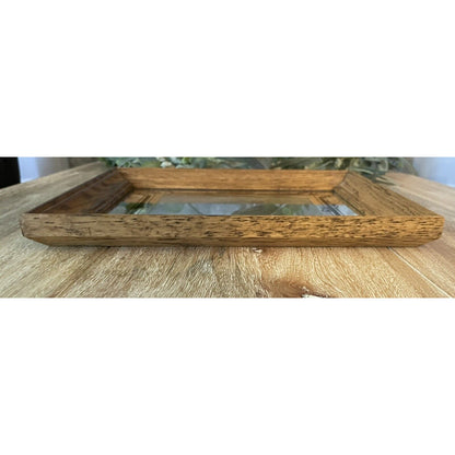 Vintage Basil Ede "The Pheasant" Foil Art Print Mirror & Wood Frame (B7) - Vintosh Vintage