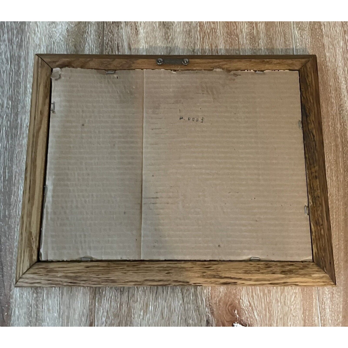 Vintage Basil Ede "The Pheasant" Foil Art Print Mirror & Wood Frame (B7) - Vintosh Vintage