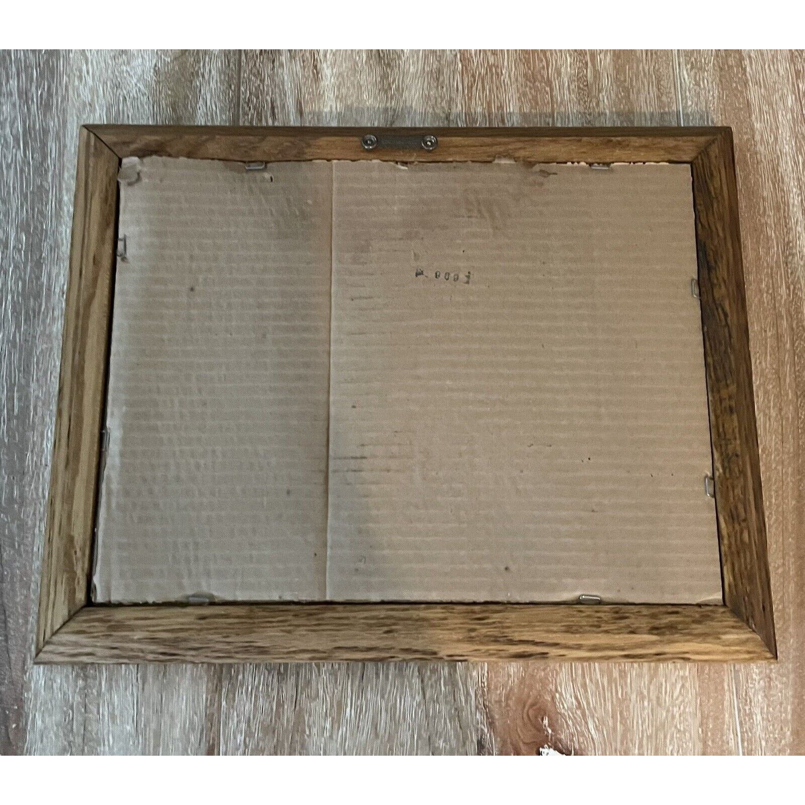 Vintage Basil Ede "The Pheasant" Foil Art Print Mirror & Wood Frame (B7) - Vintosh Vintage