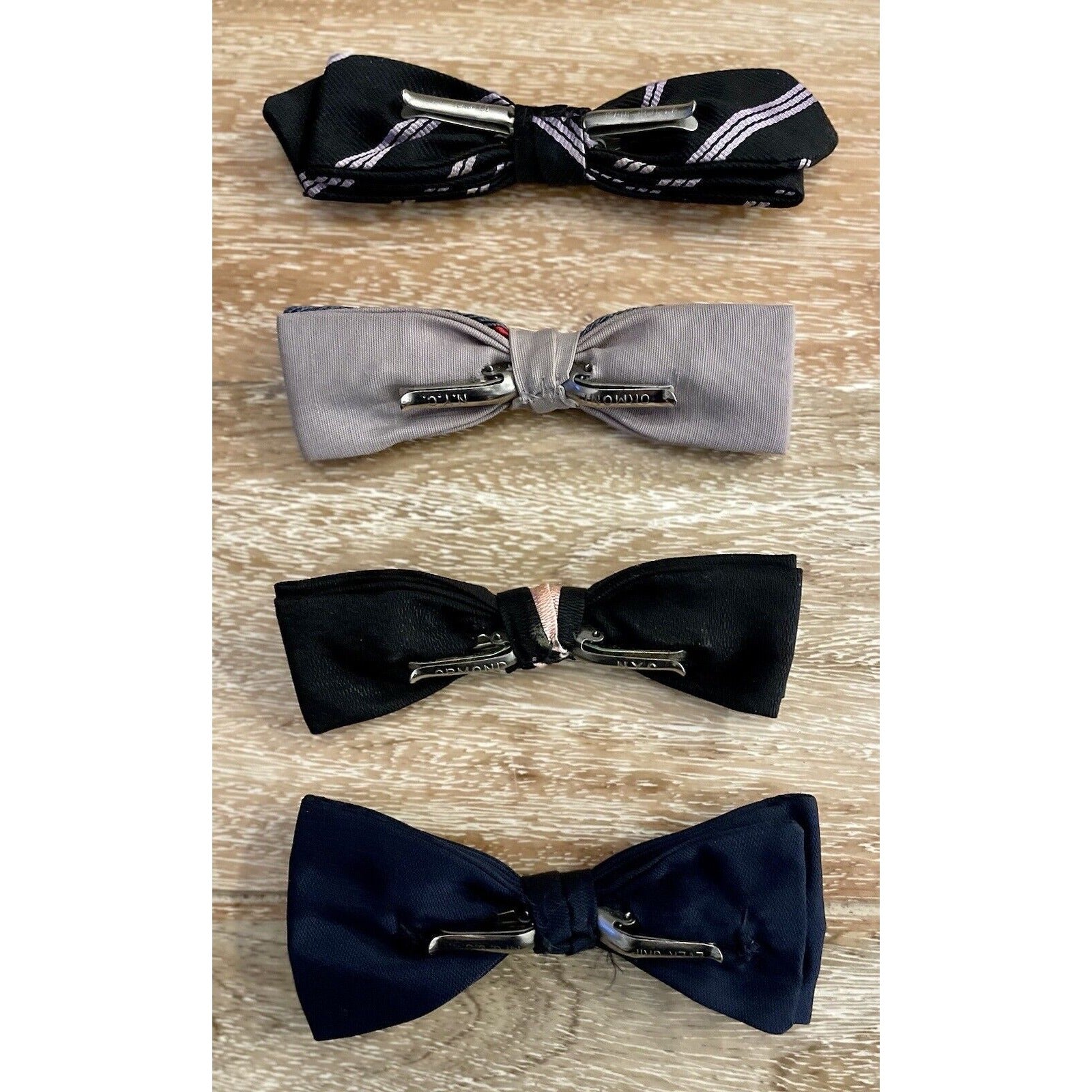 Vintage Ormond & Mid-Century Men's Clip-on Bow Ties - Vintosh Vintage