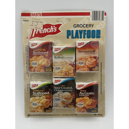 1985 NASTA Grocery Playfood French's Boxed Potatoes-Variety of 6 (C8) - Vintosh Vintage