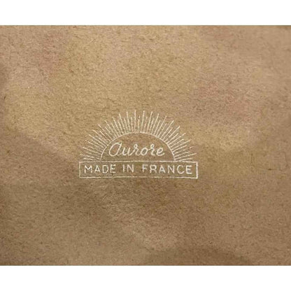 Vintage Bloomingdale’s Tan Velour Hat with Ribbon Shell Adornment