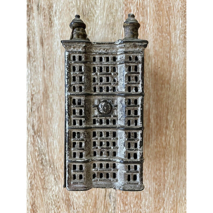 Antique Skyscraper Cast Iron Still Bank - AC Williams (B4) - Vintosh Vintage