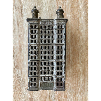 Antique Skyscraper Cast Iron Still Bank - AC Williams (B4) - Vintosh Vintage