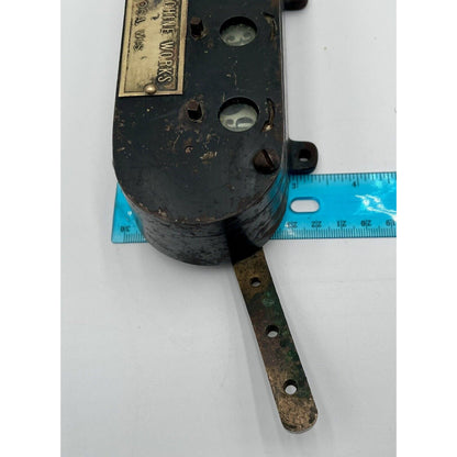 Antique RELIANCE MACHINE WORKS Industrial Train/ Trolley Counter  (C7) - Vintosh Vintage