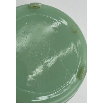 Vintage Jadeite Three Footed Scalloped Rim Bulb Bowl (B2) - Vintosh Vintage