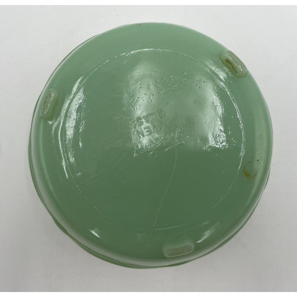 Vintage Jadeite Three Footed Scalloped Rim Bulb Bowl (B2) - Vintosh Vintage