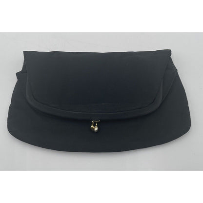 1960s Black & Gold GARAY Handbag w/ Gold Clasp (A5) - Vintosh Vintage