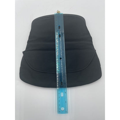 1960s Black & Gold GARAY Handbag w/ Gold Clasp (A5) - Vintosh Vintage