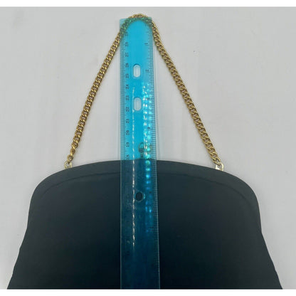 1960s Black & Gold GARAY Handbag w/ Gold Clasp (A5) - Vintosh Vintage