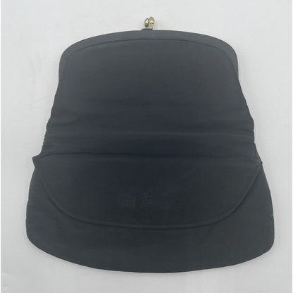 1960s Black & Gold GARAY Handbag w/ Gold Clasp (A5) - Vintosh Vintage