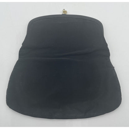 1960s Black & Gold GARAY Handbag w/ Gold Clasp (A5) - Vintosh Vintage