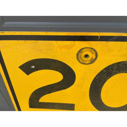 2009 Kansas 20 MPH Road Sign