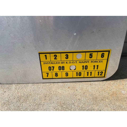 2009 Kansas 20 MPH Road Sign