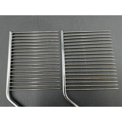 1930s Schneider Toledo Bakelite Cake Slicers Lime Green Swirl & Butterscotch -D1 - Vintosh Vintage