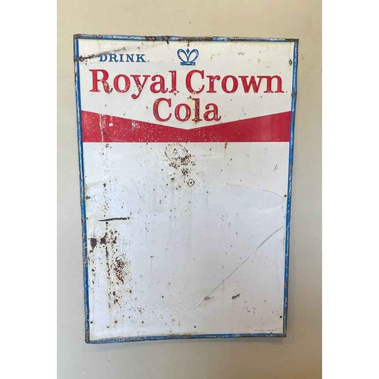 Vintage DRINK Royal Crown Cola Metal Sign