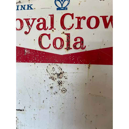 Vintage DRINK Royal Crown Cola Metal Sign