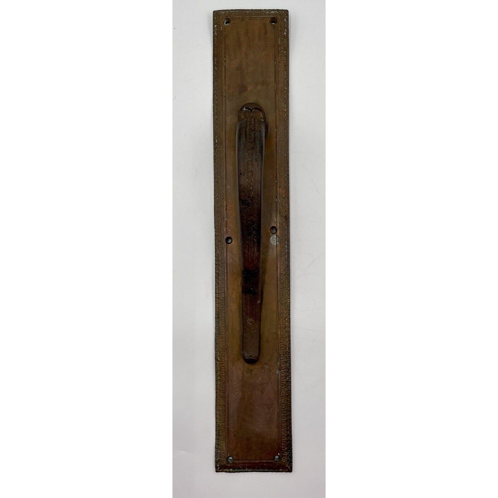 Heavy Solid Brass 24" Antique Door PULL HANDLE - Vintosh Vintage