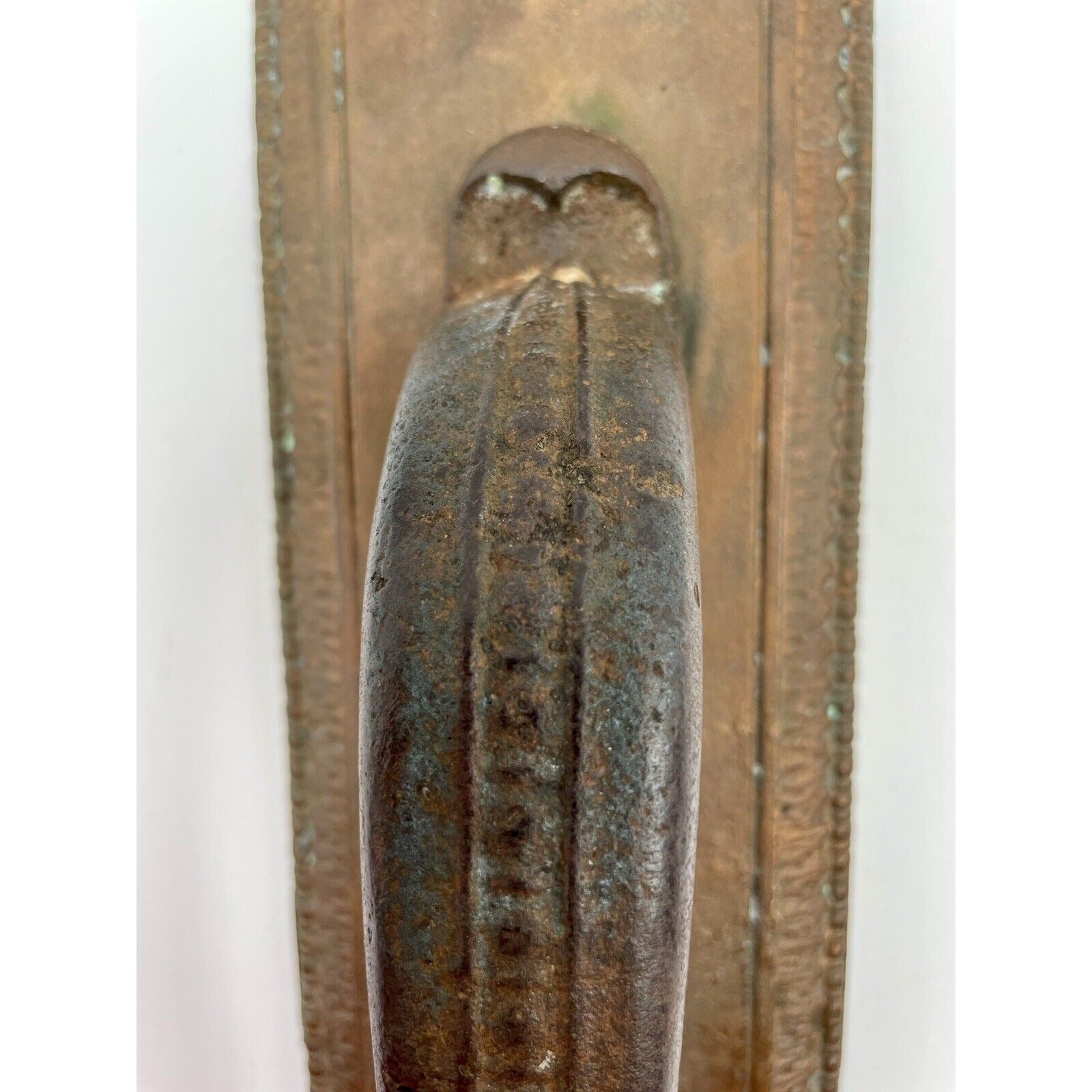 Heavy Solid Brass 24" Antique Door PULL HANDLE - Vintosh Vintage