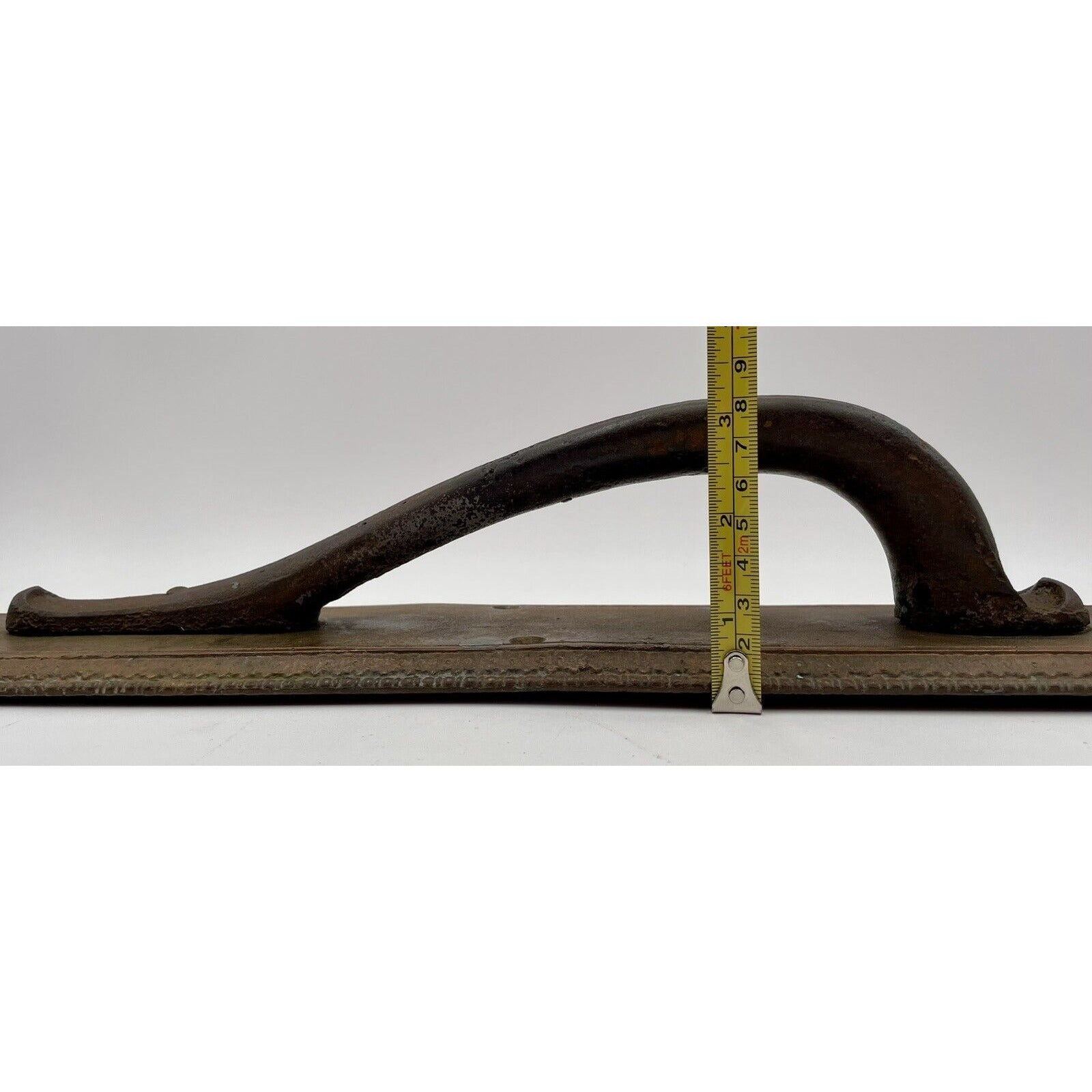 Heavy Solid Brass 24" Antique Door PULL HANDLE - Vintosh Vintage