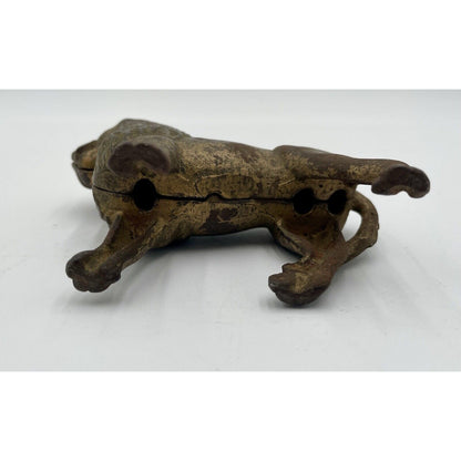 1920-30's Cast Iron Lion Still Bank (B5) - Vintosh Vintage