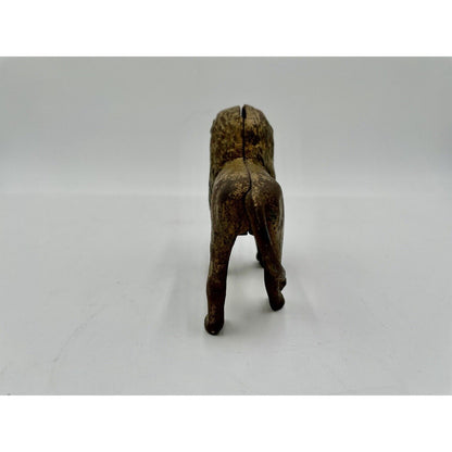 1920-30's Cast Iron Lion Still Bank (B5) - Vintosh Vintage