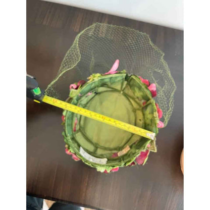 Vintage Lucila Mendez Green & Hot Pink Hat