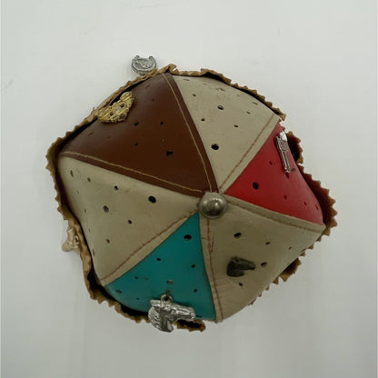 1960s Las Vegas Beanie Cap Souvenir with Western Charms (D5) - Vintosh Vintage