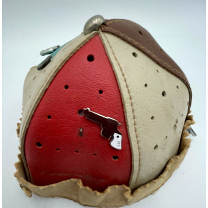 1960s Las Vegas Beanie Cap Souvenir with Western Charms (D5) - Vintosh Vintage