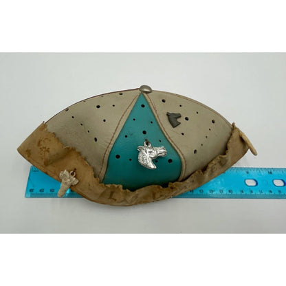 1960s Las Vegas Beanie Cap Souvenir with Western Charms (D5) - Vintosh Vintage