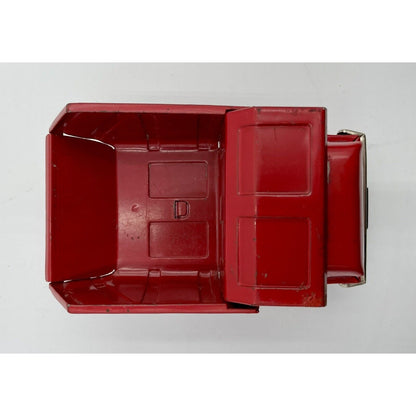 Vintage Japan Buddy L Pressed Steel Red Dump Truck Toy (C8) - Vintosh Vintage