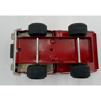 Vintage Japan Buddy L Pressed Steel Red Dump Truck Toy (C8) - Vintosh Vintage