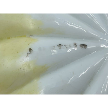 Antique Mt. Washington-Crown Milano Melon Ribbed Biscuit Jar Hand Painted (D3) - Vintosh Vintage