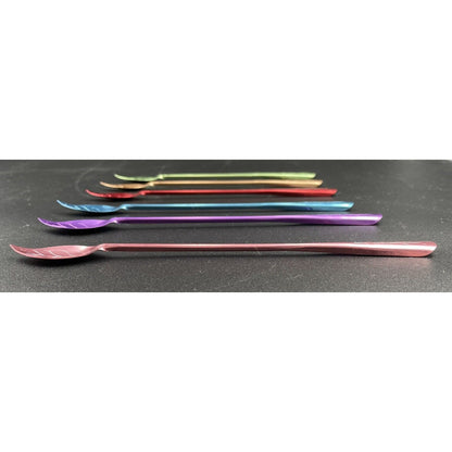 Vintage Tallstirs Anodized Aluminum Leaf Drink Stirrers (B7) - Vintosh Vintage