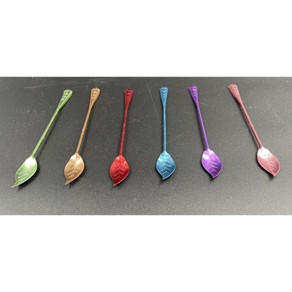 Vintage Tallstirs Anodized Aluminum Leaf Drink Stirrers (B7) - Vintosh Vintage