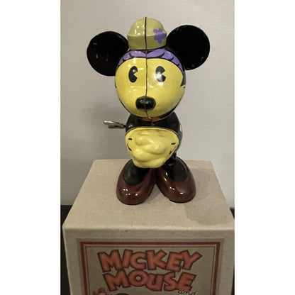 Minnie Mouse #60070 Wind Up Tin Retro Toy Collection by Schylling - Boxed (B2) - Vintosh Vintage
