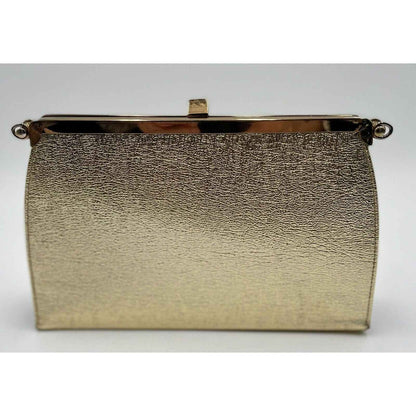1950s L&M Edwards Convertible 3-in-1 Handbag/Clutch w/ Gold Chain Strap