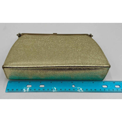 1950s L&M Edwards Convertible 3-in-1 Handbag/Clutch w/ Gold Chain Strap