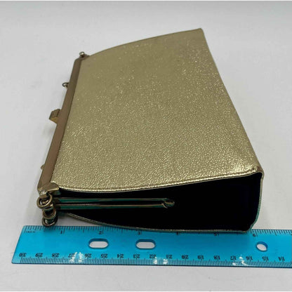 1950s L&M Edwards Convertible 3-in-1 Handbag/Clutch w/ Gold Chain Strap