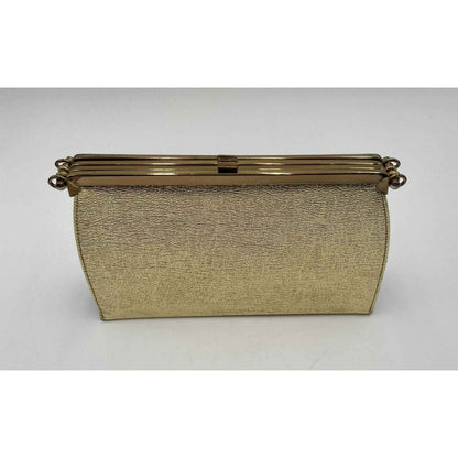 1950s L&M Edwards Convertible 3-in-1 Handbag/Clutch w/ Gold Chain Strap