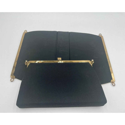 1950s L&M Edwards Convertible 3-in-1 Handbag/Clutch w/ Gold Chain Strap