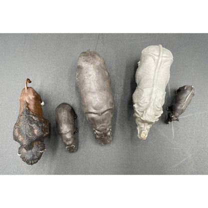Vintage Hippos Rhinos & A Bison Figurines Britains Ltd Made in England (B5) - Vintosh Vintage